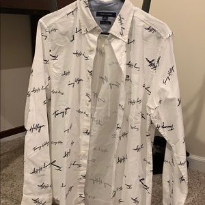 Men’s Small Tommy Hilfiger Button Up (custom fit)